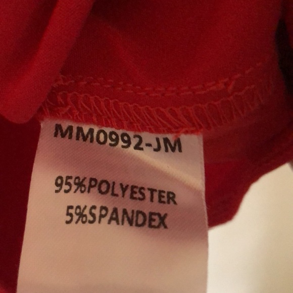 Woman’s Christmas bodycon fall feminine red polkadot dress - Picture 11 of 14